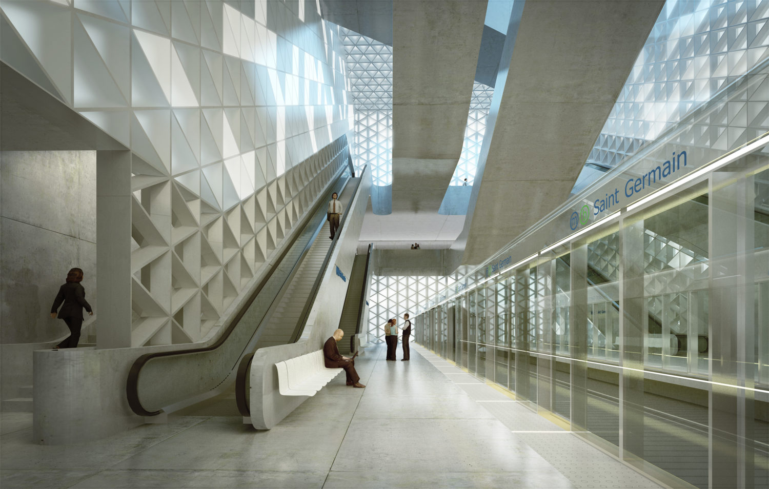 Architram – Métro ligne B - Stations St. Germain, Mabilais, Colombier, Gares