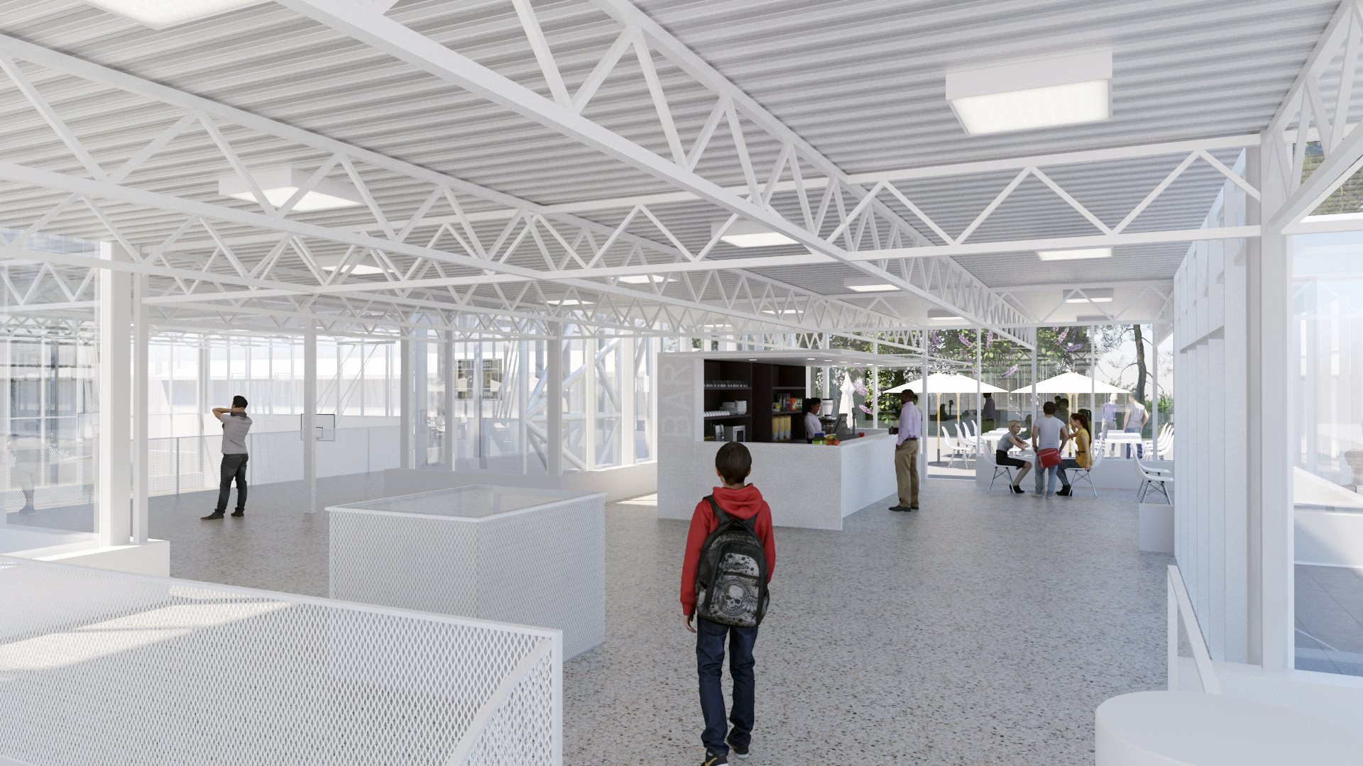Architram – Rénovation du Centre Sportif du Rocher