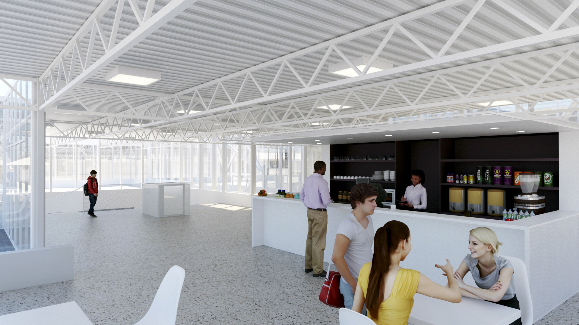 Architram – Rénovation du Centre Sportif du Rocher
