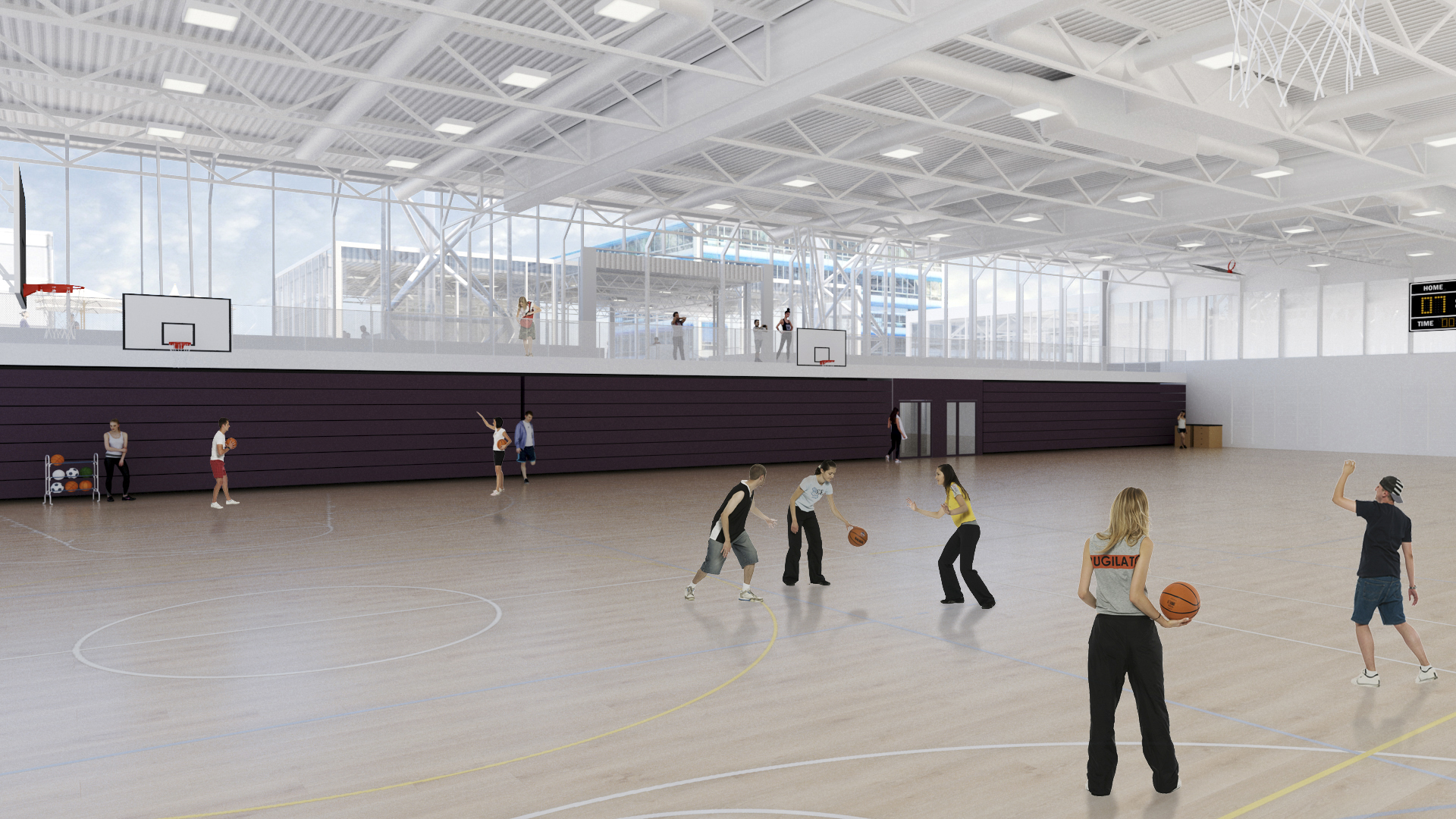 Architram – Rénovation du Centre Sportif du Rocher