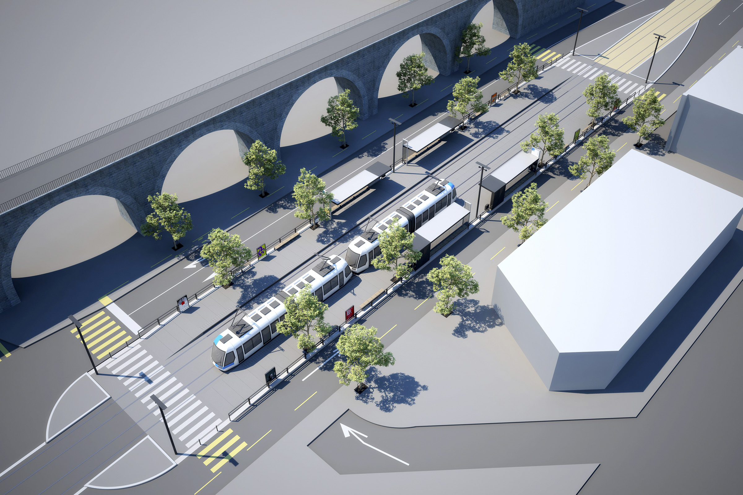 Architram – Tram t1 – Axe fort de tramway PP2