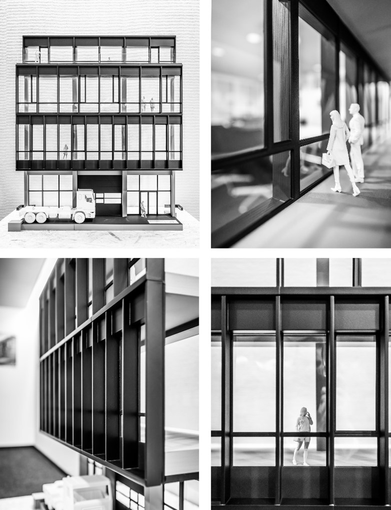 Architram – 4 images de la maquette 3D en filament