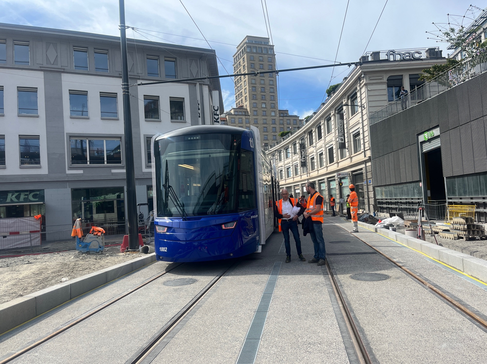 Architram – Arrivée du tramway sur la place de l’Europe : une étape décisive
